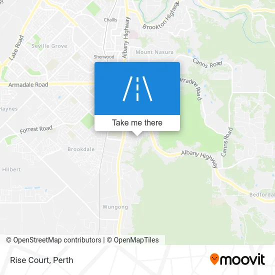 Mapa Rise Court