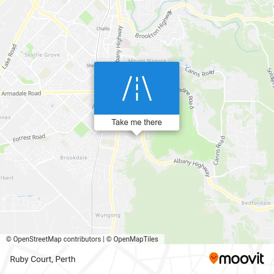 Mapa Ruby Court