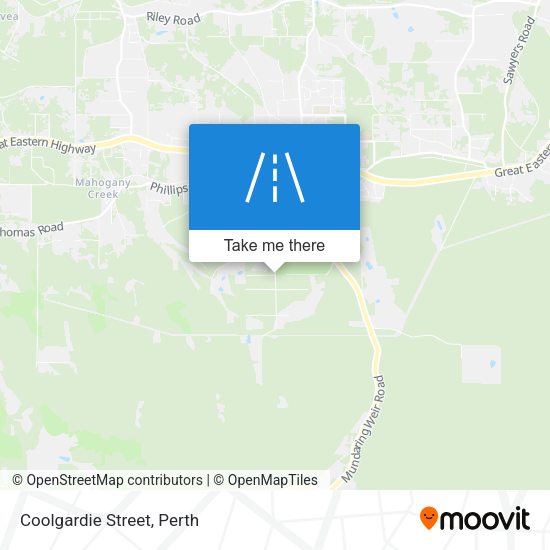Coolgardie Street map