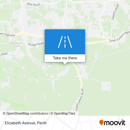 Elizabeth Avenue map