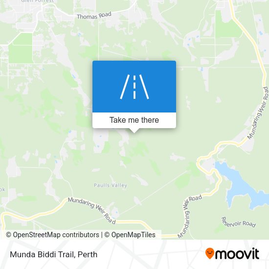Munda Biddi Trail map
