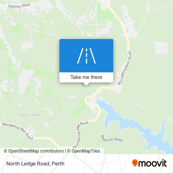North Ledge Road map