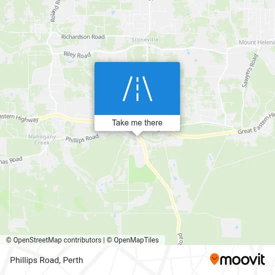 Mapa Phillips Road