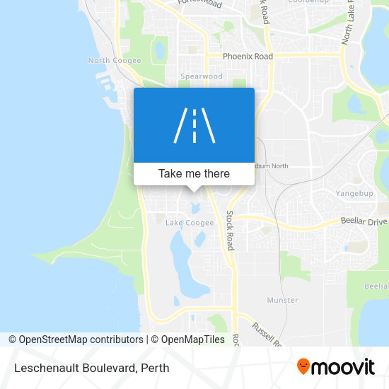 Leschenault Boulevard map