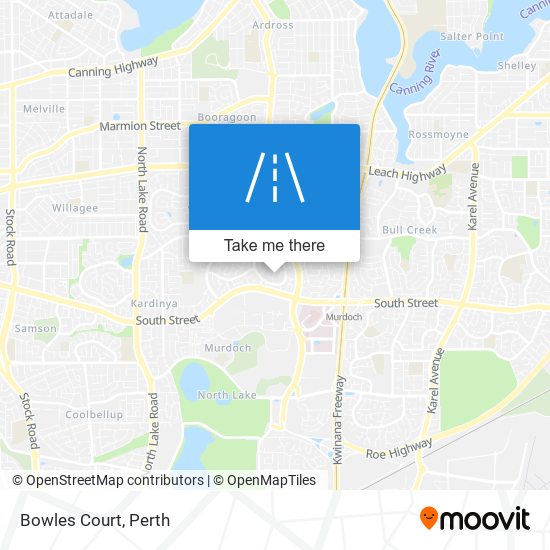 Bowles Court map