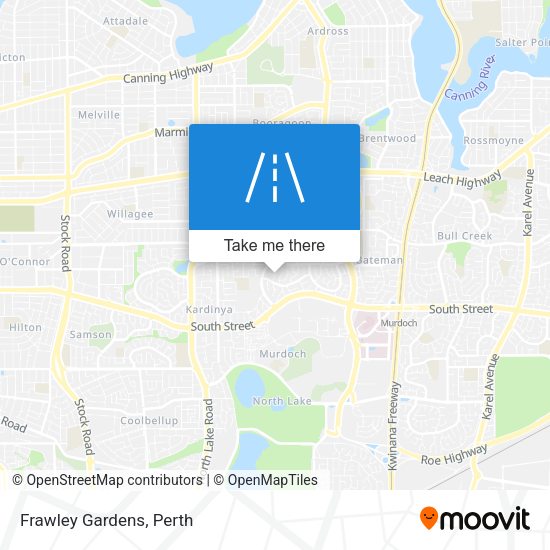 Frawley Gardens map