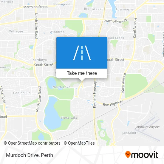 Mapa Murdoch Drive
