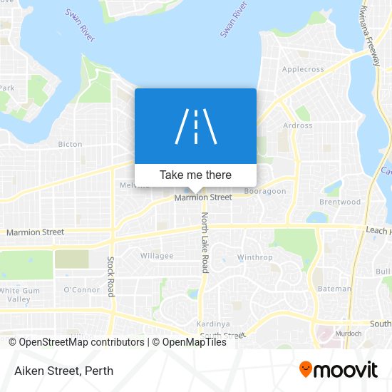 Aiken Street map