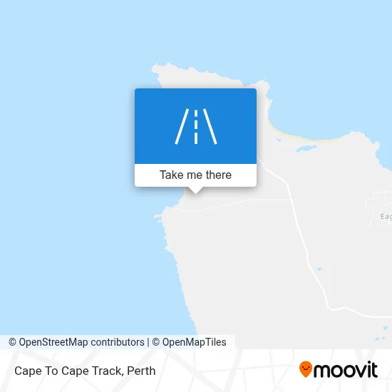 Mapa Cape To Cape Track