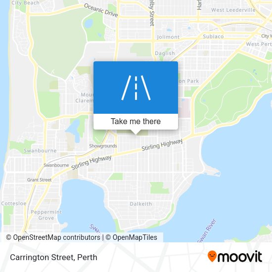 Carrington Street map