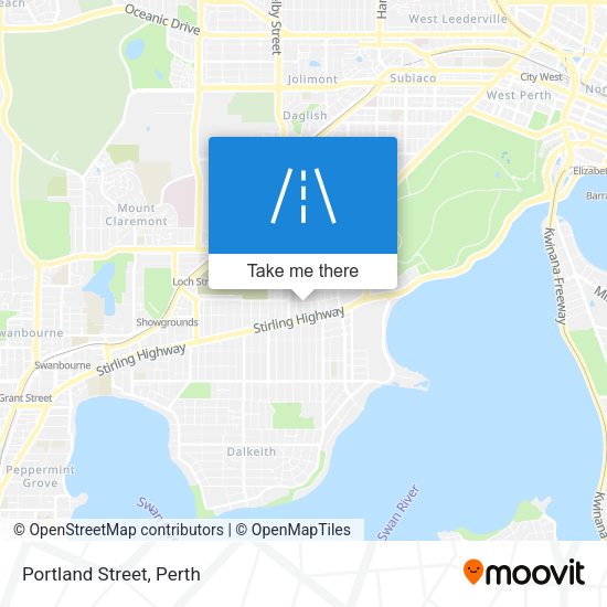 Portland Street map