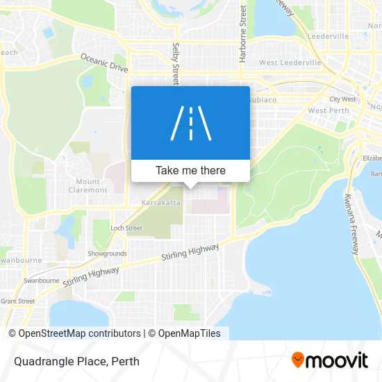 Mapa Quadrangle Place