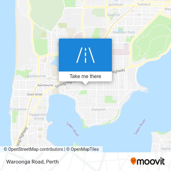 Waroonga Road map