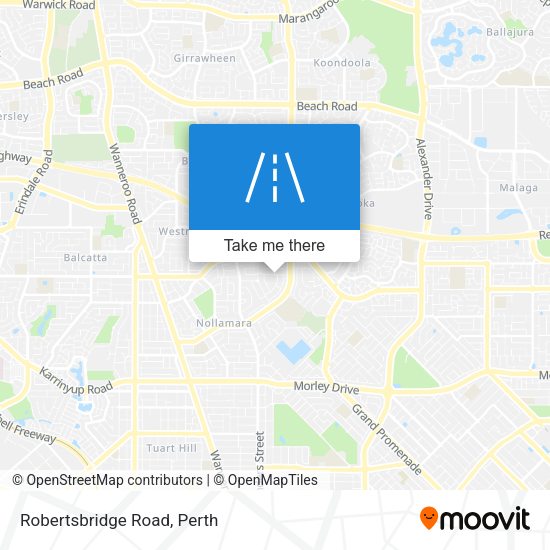 Robertsbridge Road map