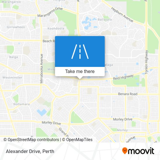 Alexander Drive map