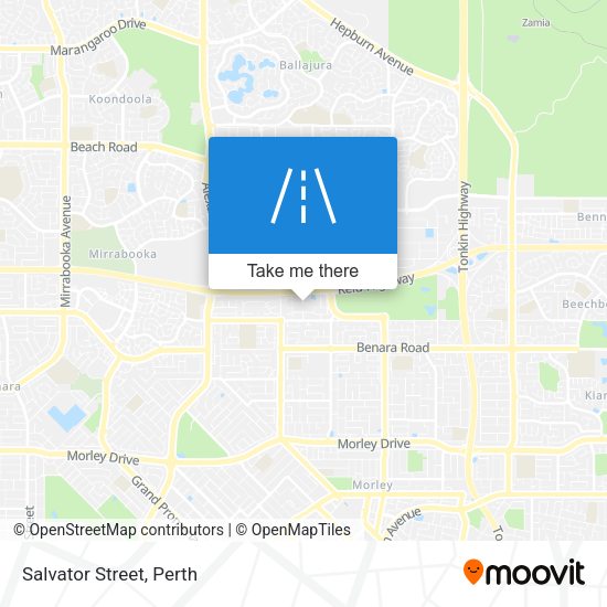 Salvator Street map