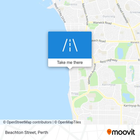 Beachton Street map