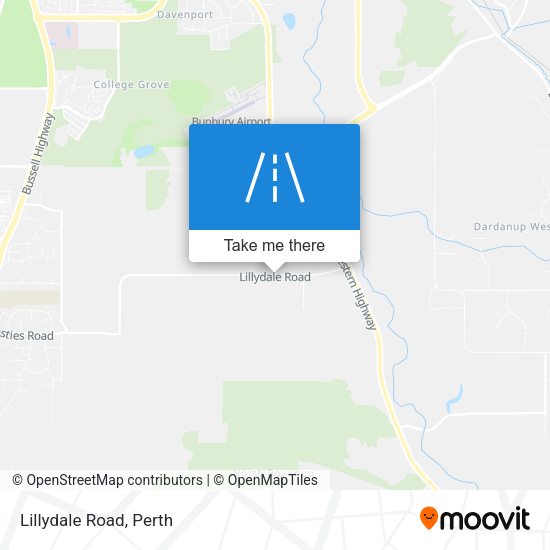 Lillydale Road map