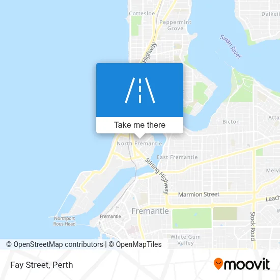 Mapa Fay Street