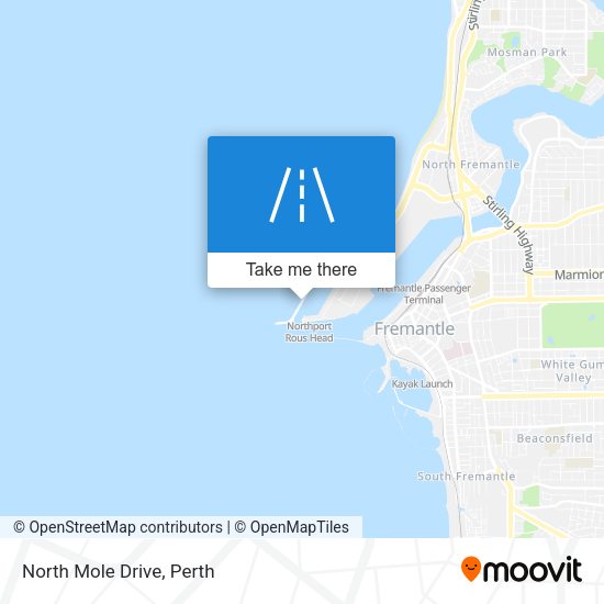 North Mole Drive map