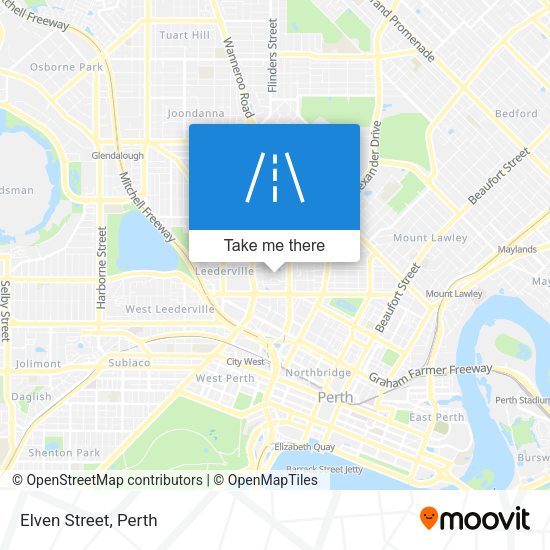 Elven Street map