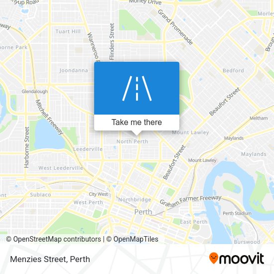 Menzies Street map