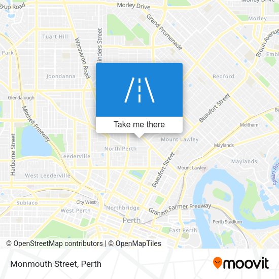 Monmouth Street map