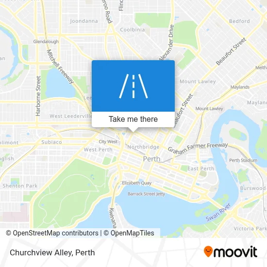Mapa Churchview Alley