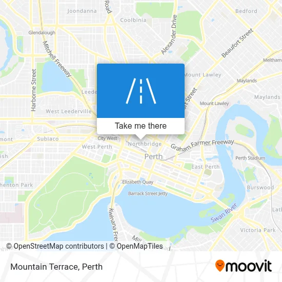Mapa Mountain Terrace