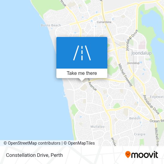Constellation Drive map