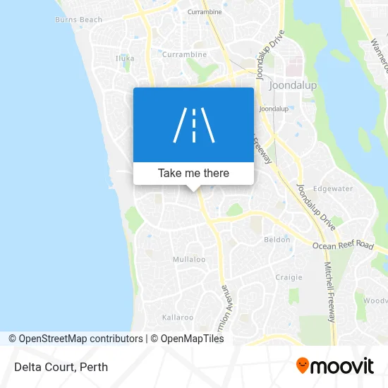 Mapa Delta Court