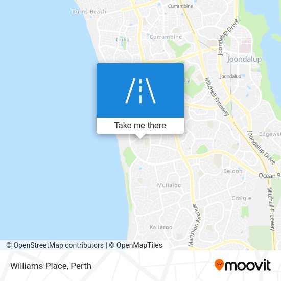 Williams Place map