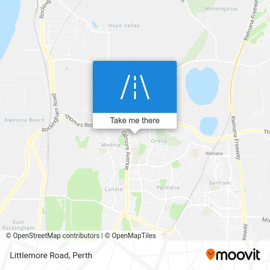 Mapa Littlemore Road