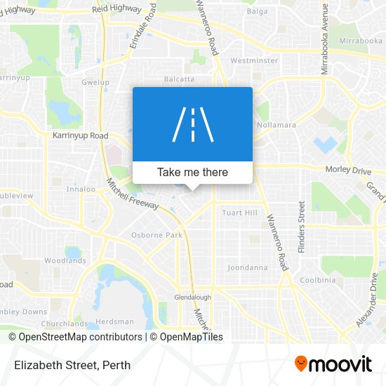 Elizabeth Street map