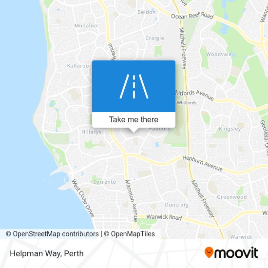 Helpman Way map
