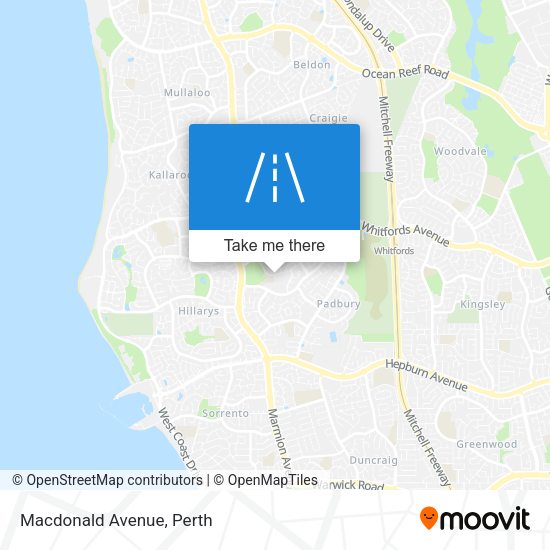 Macdonald Avenue map