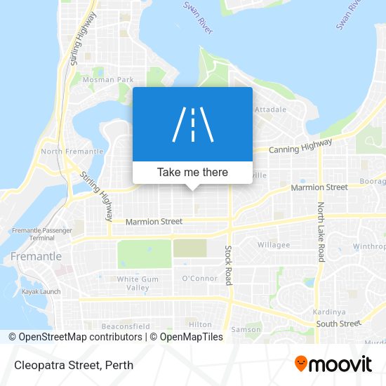 Cleopatra Street map
