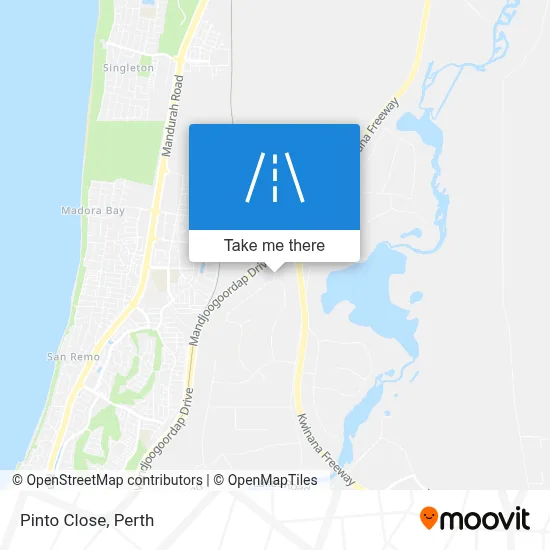 Mapa Pinto Close
