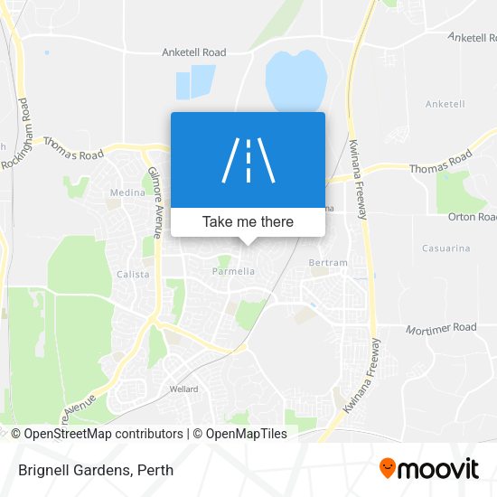 Brignell Gardens map