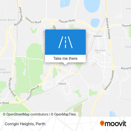 Corrigin Heights map