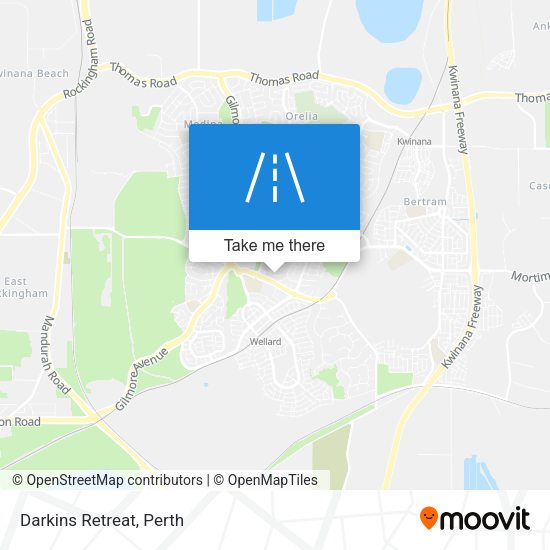 Darkins Retreat map