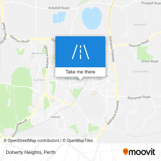 Mapa Doherty Heights