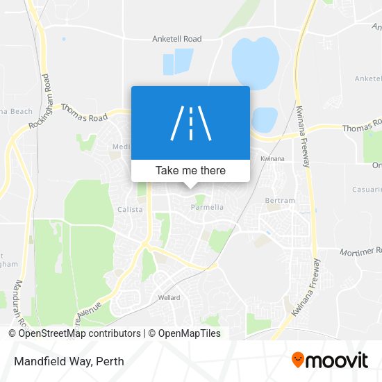 Mandfield Way map