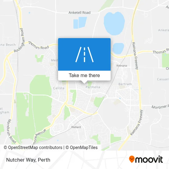 Mapa Nutcher Way