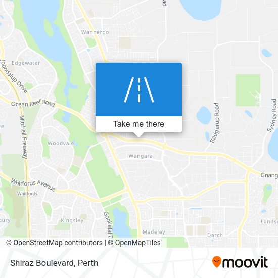Shiraz Boulevard map