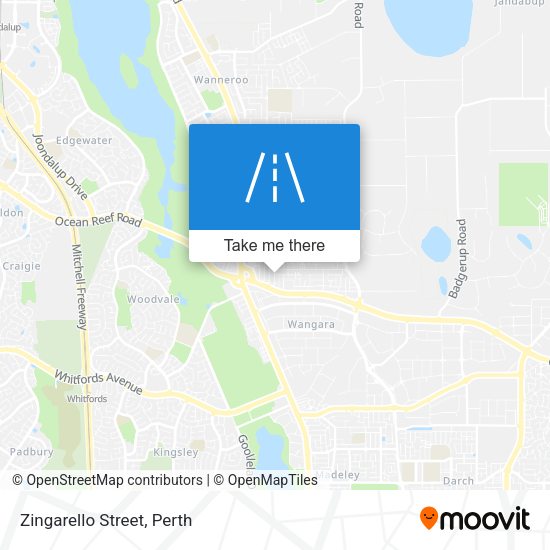 Zingarello Street map