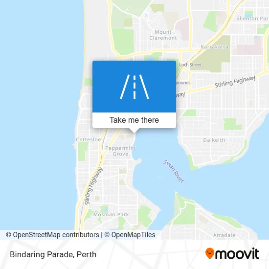 Mapa Bindaring Parade