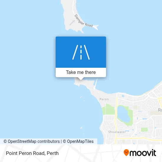 Mapa Point Peron Road