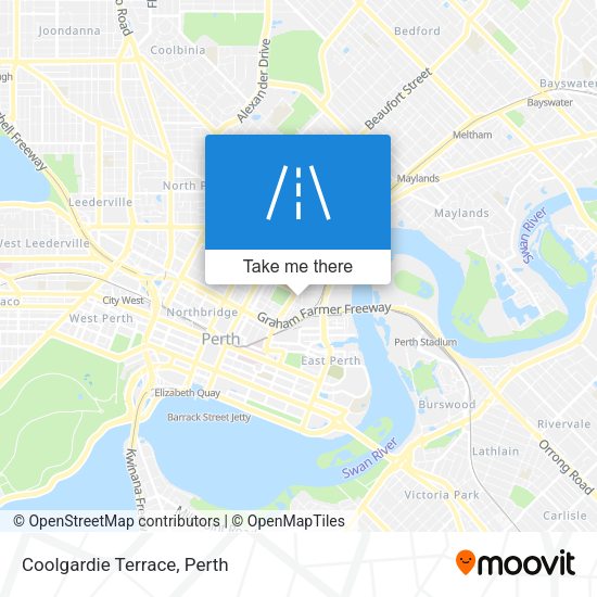 Coolgardie Terrace map