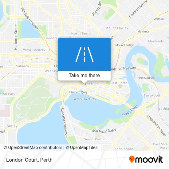 Mapa London Court